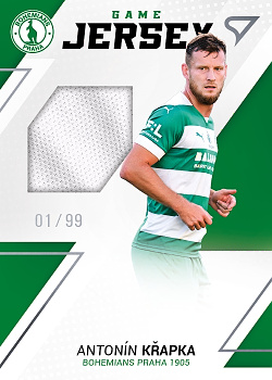 Antonin Krapka Bohemians Praha SportZoo FORTUNA:LIGA 2022/23 2. serie Game Jersey /99 #GJ-AK